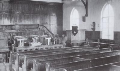Inside Rose Street Methodist Chapel, Trimdon Grange. 