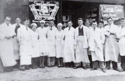 Thompson's Red Stamp Stores Staff.