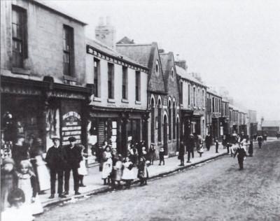 Front Street, Trimdon Grange - from the crossings. 